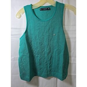 Diamond Supply Co Pavilion Knit Tank Top T Shirt Turquoise Size Small Brand New